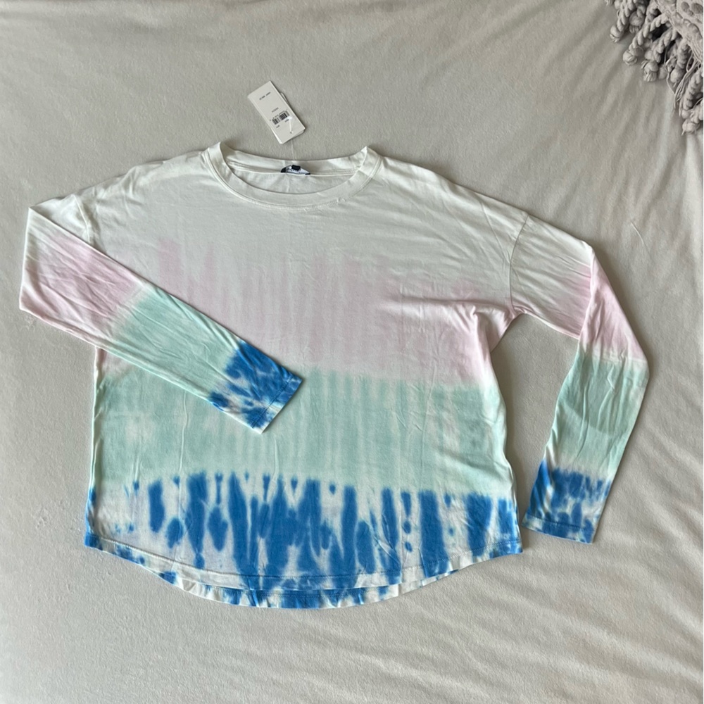 NWT Splendid Long Sleeve Tie Dye Tshirt - XS